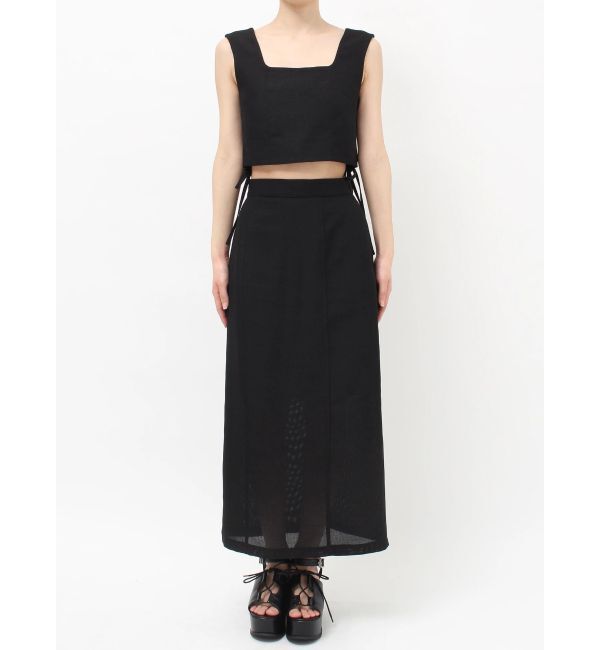 MURUA「【セットアップ対応】スクエアネックメッシュタンク」|シャツ・ブラウス|