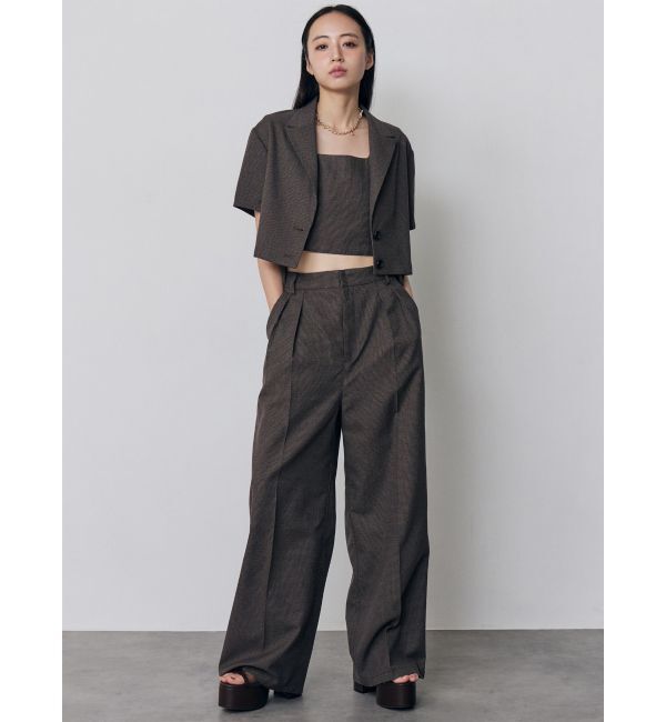 MURUA「【セットアップ対応】ダブルタックワイドパンツ」|その他|