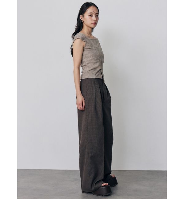 MURUA「【セットアップ対応】ダブルタックワイドパンツ」|その他|