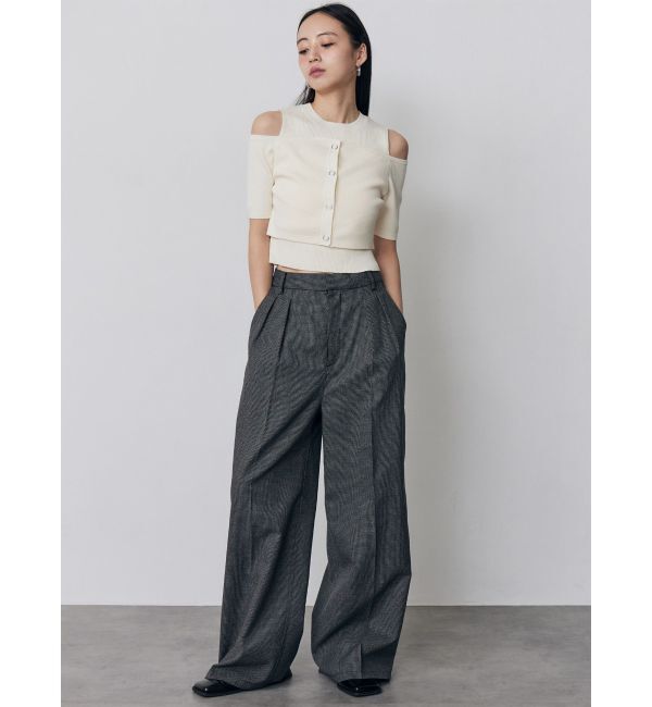 MURUA「【セットアップ対応】ダブルタックワイドパンツ」|その他|