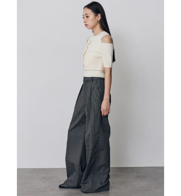MURUA「【セットアップ対応】ダブルタックワイドパンツ」|その他|