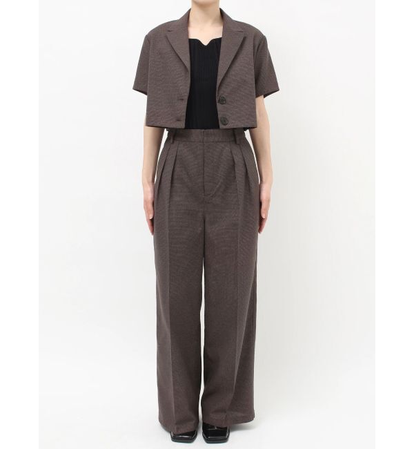 MURUA「【セットアップ対応】ダブルタックワイドパンツ」|その他|