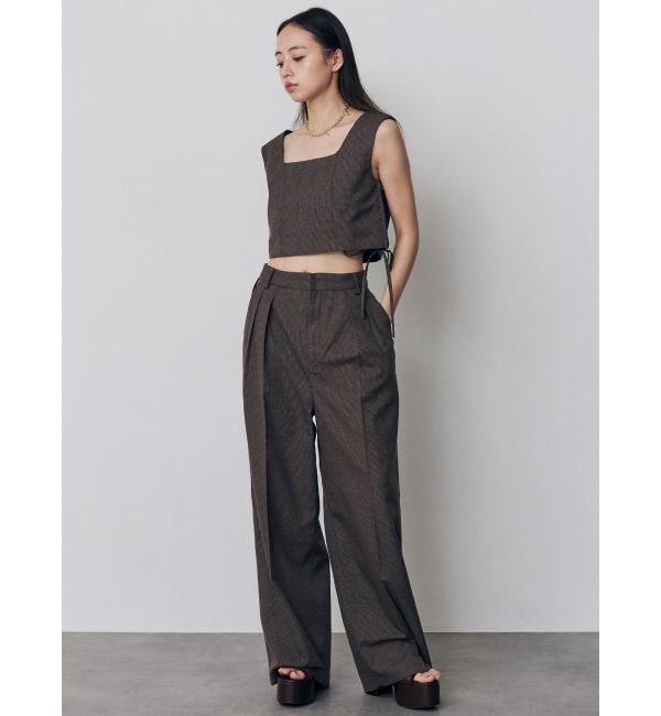 MURUA「【セットアップ対応】ダブルタックワイドパンツ」|その他|