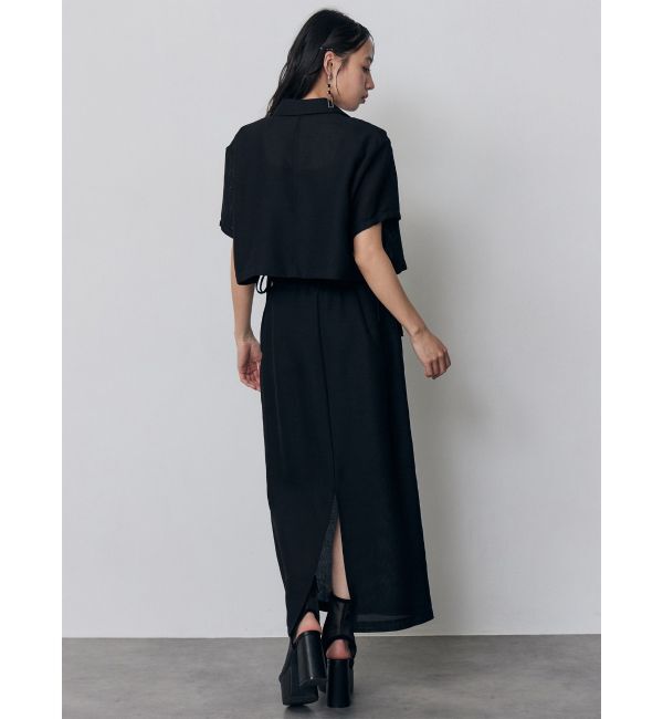 MURUA「【セットアップ対応】メッシュナロースカート」|スカート|