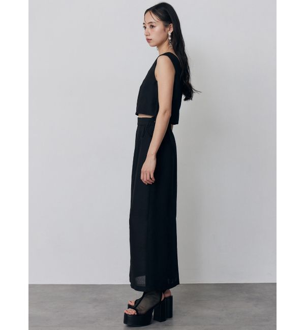 MURUA「【セットアップ対応】メッシュナロースカート」|スカート|