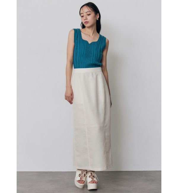 MURUA「【セットアップ対応】メッシュナロースカート」|スカート|