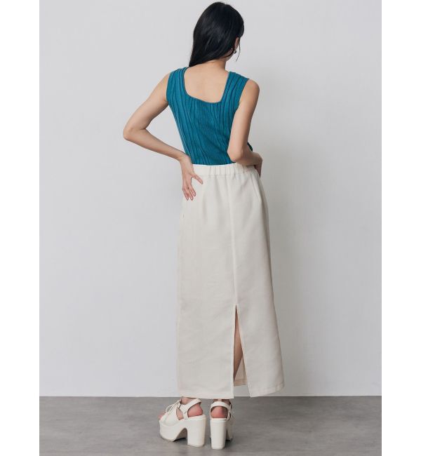 MURUA「【セットアップ対応】メッシュナロースカート」|スカート|