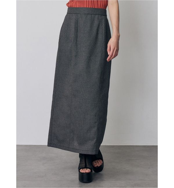 MURUA「【セットアップ対応】メッシュナロースカート」|スカート|グレー