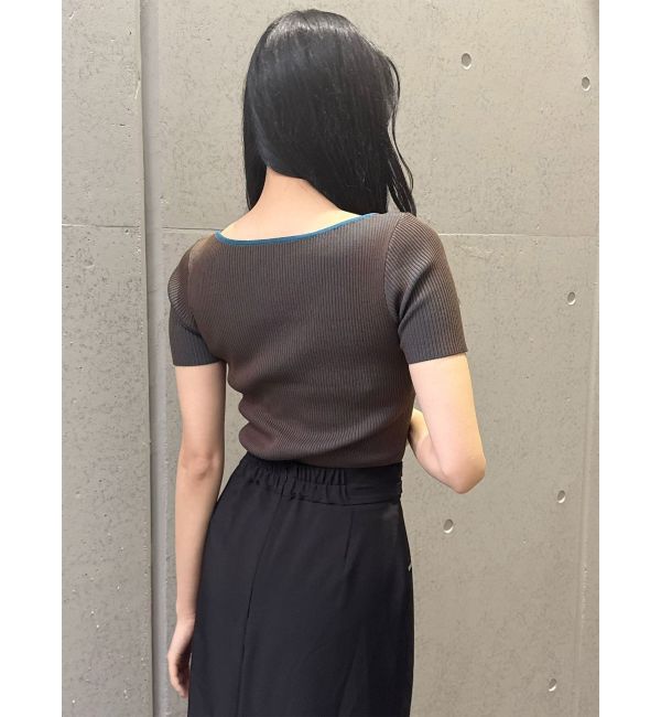 MURUA「レースアップカットアウトニット」|ニット・セーター|