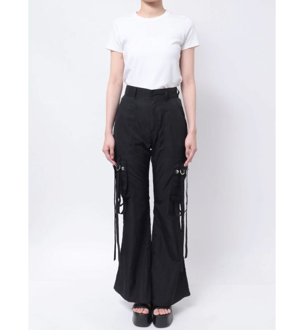 EVRIS「カーゴポケットフレアカラーパンツ」|カーゴ|