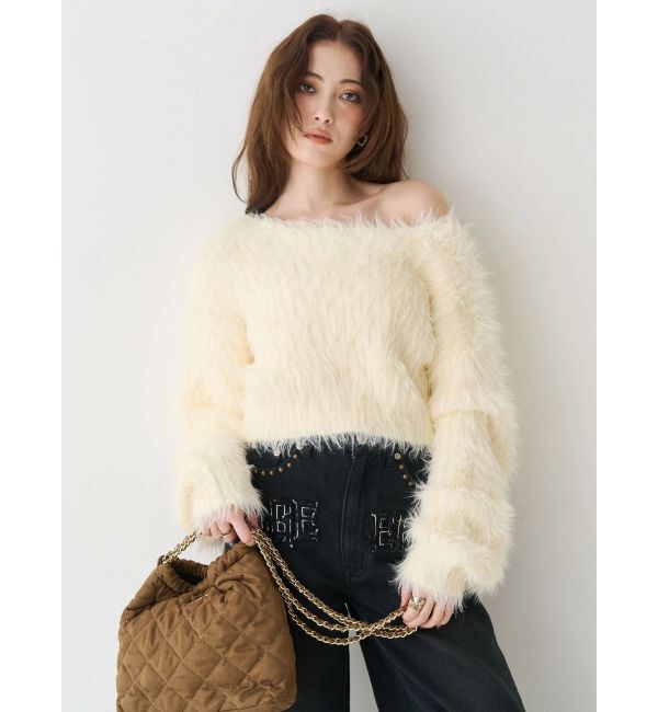 EVRIS「シャギーニットトップス」|ニット・セーター|