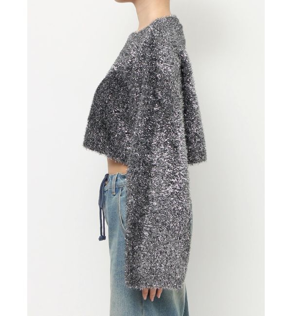 jouetie「クロップドラメニットプルオーバー」|ニット・セーター|