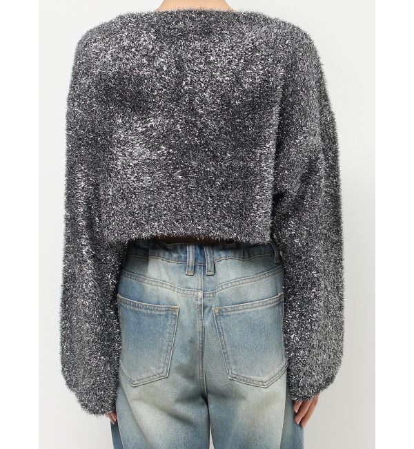 jouetie「クロップドラメニットプルオーバー」|ニット・セーター|