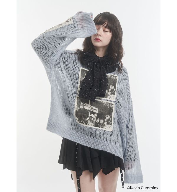 jouetie「【KevinCummins&times;jouetie】フォトローゲージニット」|ニット・セーター|