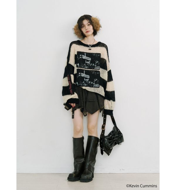 jouetie「【KevinCummins&times;jouetie】フォトローゲージニット」|ニット・セーター|