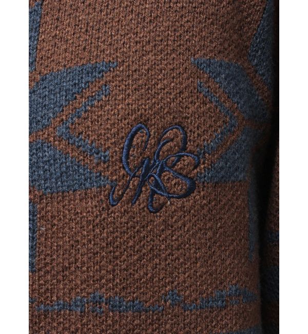 jouetie「ノルディックジップルーズカーデ」|ニット・セーター|