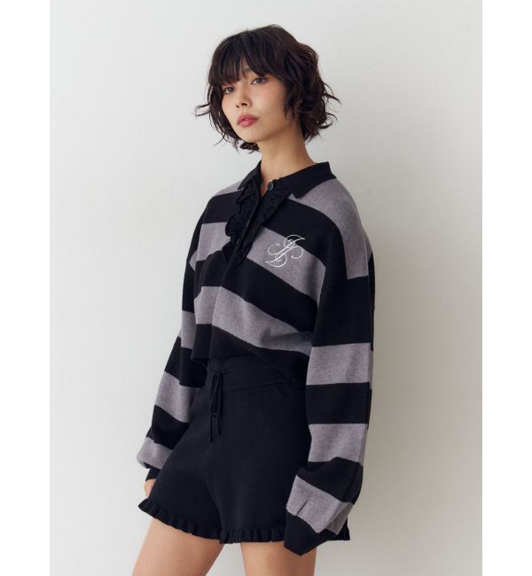 jouetie「フリルラガーニットトップス」|ニット・セーター|