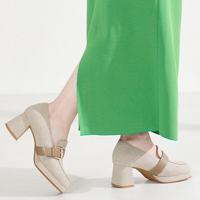 ORiental TRaffic「●2026春夏新作●プラットフォームベルトローファー/61103」|パンプス|