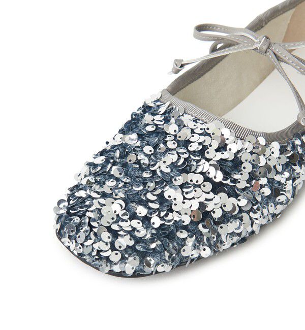 ODETTE E ODILE「＜SY＞スパンコールバレエ フラット10●&uarr;」|バレエシューズ|