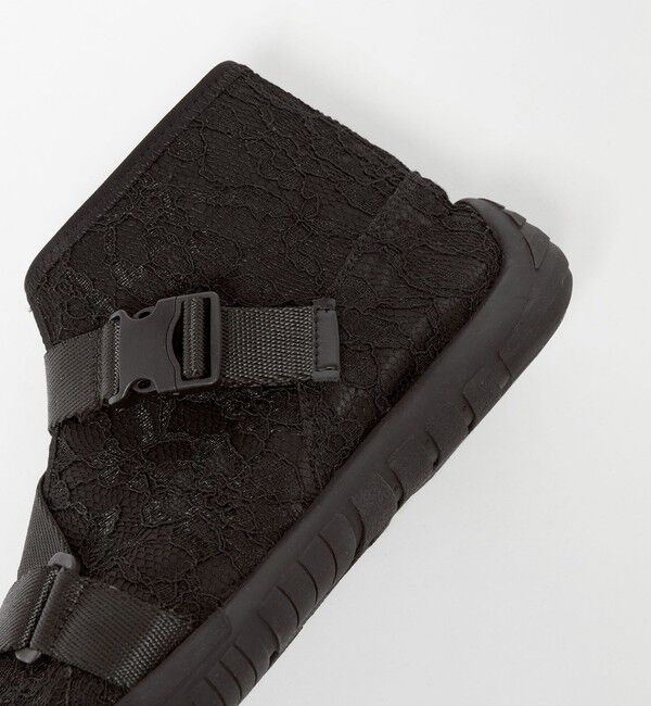 ODETTE E ODILE「＜SY＞オブリークレース ショートブーツ30」|ショートブーツ|