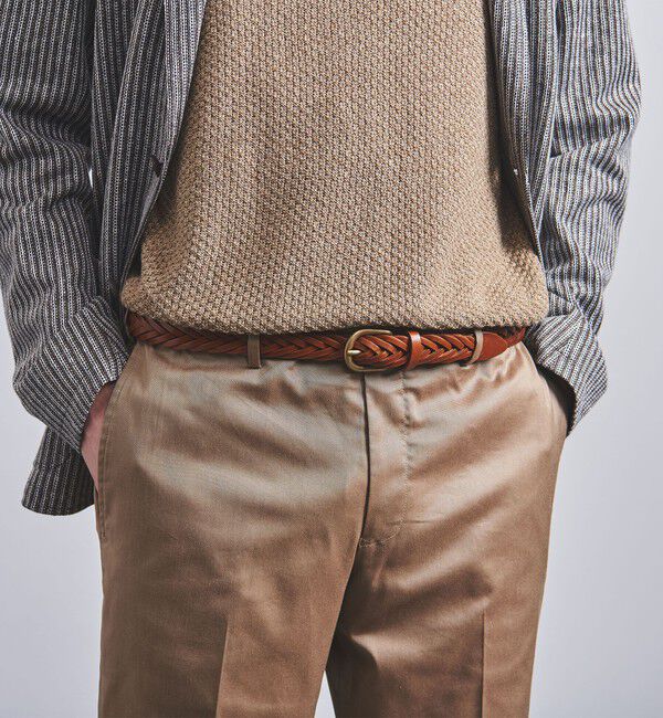 UNITED ARROWS「【別注】＜Anderson&lsquo;s＞ ラウンドバックル メッシュベルト」|ベルト|