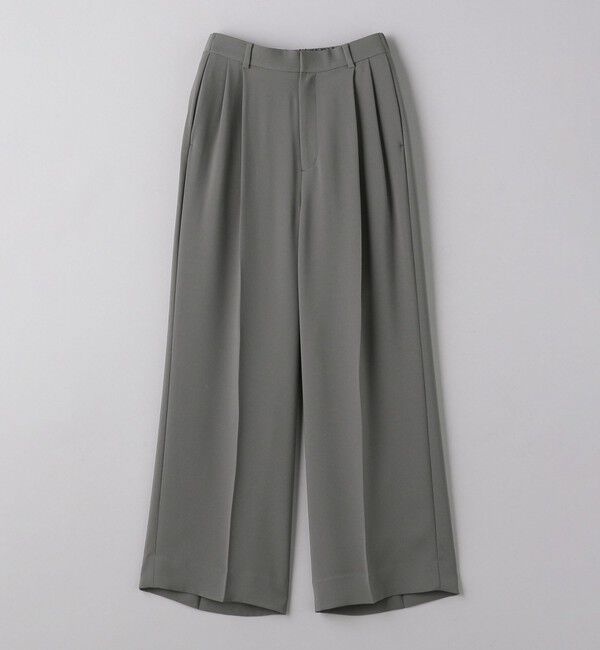 UNITED ARROWS「ポリエステル 2タック ワイドパンツ」|スラックス|