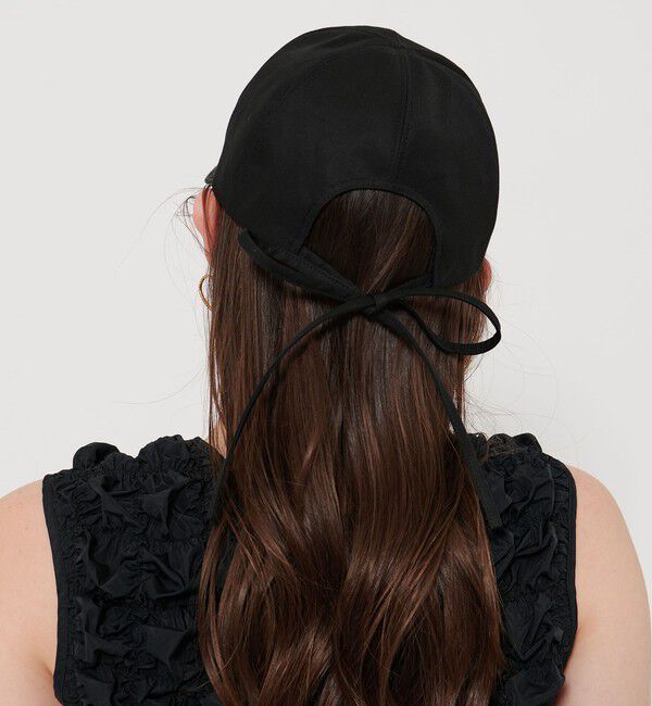 UNITED ARROWS「コットン バックリボン キャップ UV」|キャップ・キャスケット|