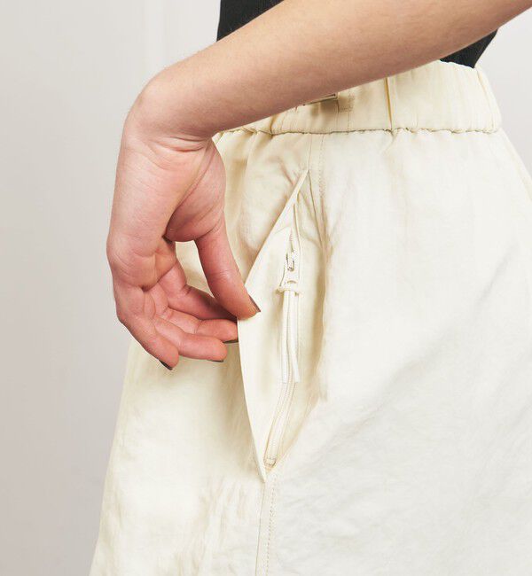 UNITED ARROWS「＜TO UNITED ARROWS＞ナイロンツイル ギャザースカート」|タイト|