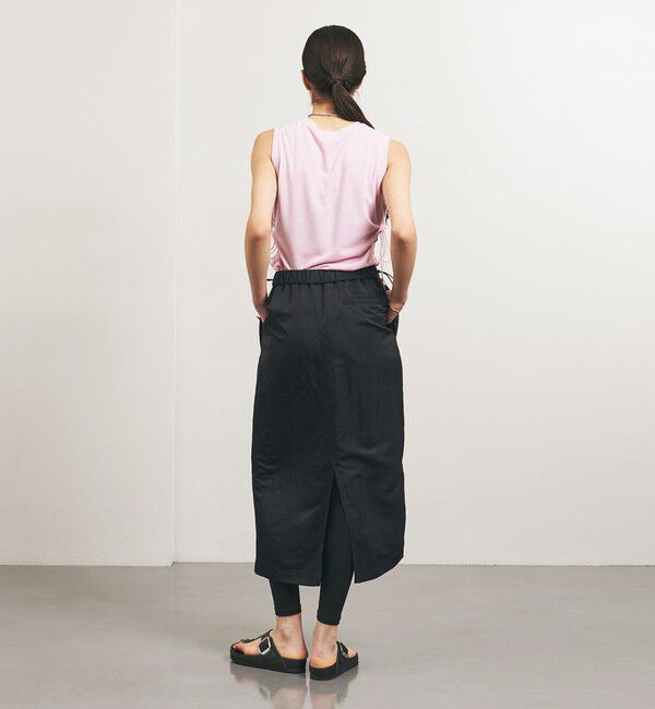 UNITED ARROWS「＜TO UNITED ARROWS＞ナイロンツイル ギャザースカート」|タイト|