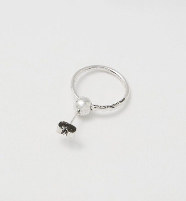 UNITED ARROWS「＜PHILIPPE AUDIBERT＞ASHA SLV フープピアス」|ピアス|
