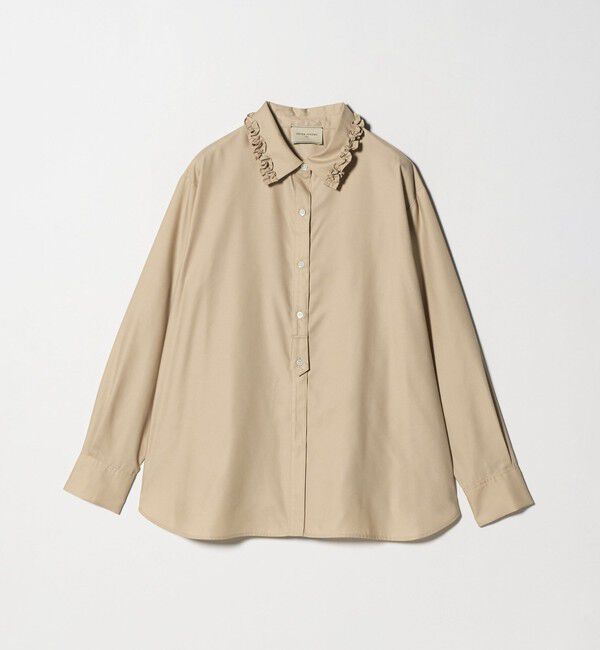 UNITED ARROWS「ミニフリルシャツ‐ウォッシャブル‐」|シャツ・ブラウス|