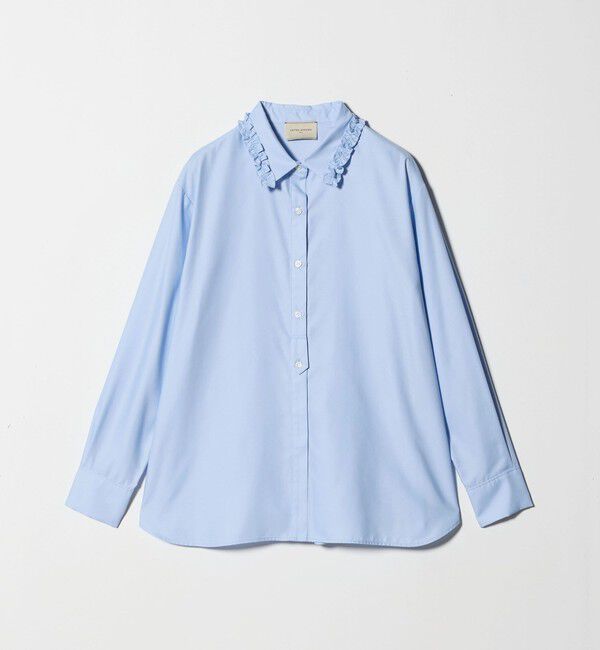 UNITED ARROWS「ミニフリルシャツ‐ウォッシャブル‐」|シャツ・ブラウス|