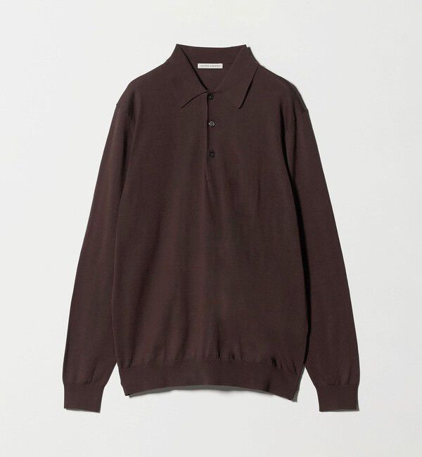 UNITED ARROWS「コットン ハイゲージ  ニットポロシャツ」|ニット・セーター|