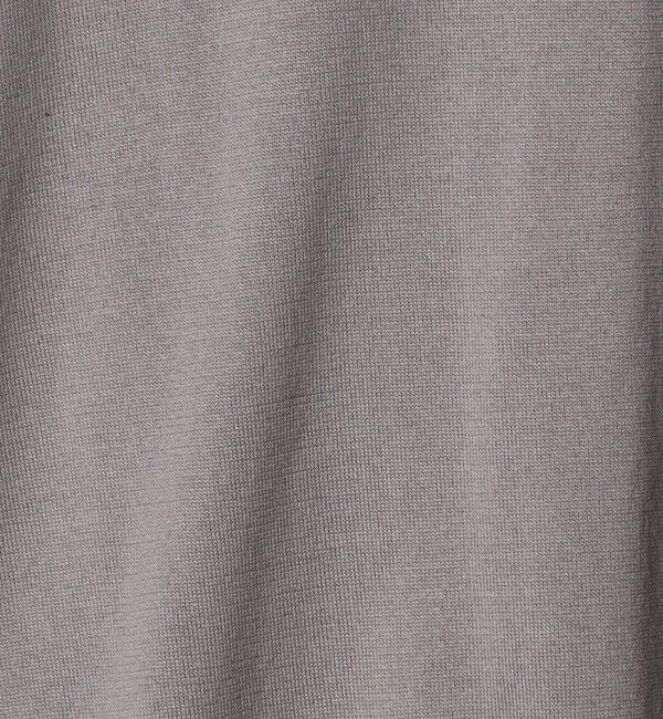 UNITED ARROWS「コットン ハイゲージ クルーネック ニット」|ニット・セーター|