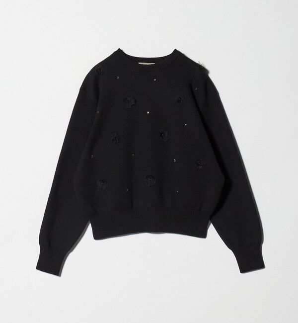 UNITED ARROWS「3D ビジュー プルオーバーニット」|ニット・セーター|