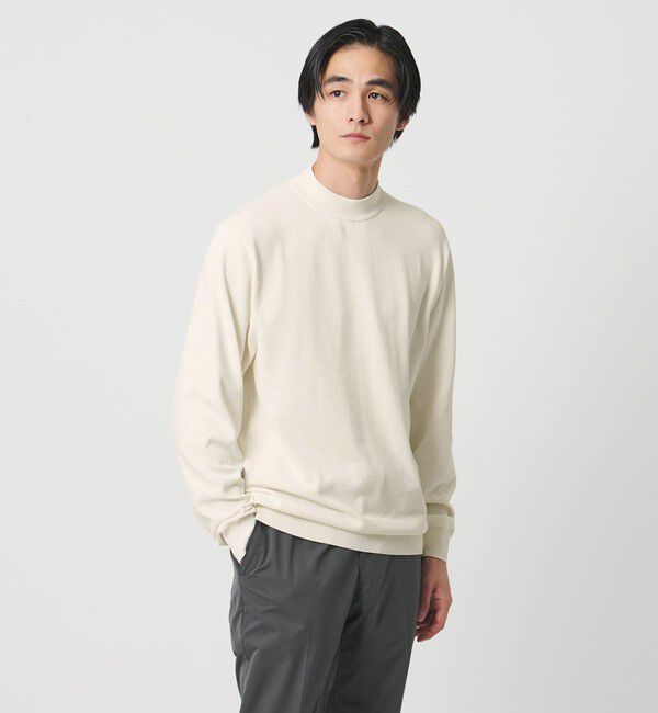 UNITED ARROWS「モックネックニット UA COZY ウォッシャブル」|ニット・セーター|