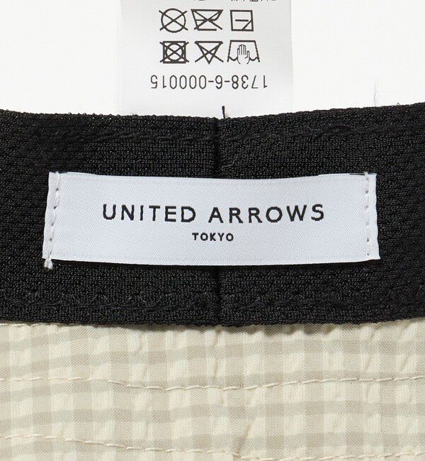 UNITED ARROWS「ギンガムチェック ハット UV」|ハット|