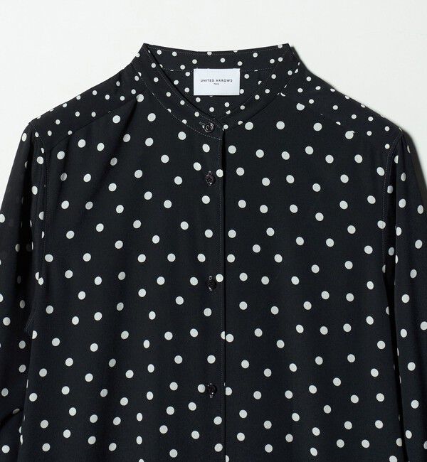 UNITED ARROWS「プリント シャツワンピース ‐ウォッシャブル‐」|ワンピース|