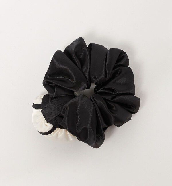 UNITED ARROWS「バイカラー ローズ シュシュ」|ヘアゴム・シュシュ|