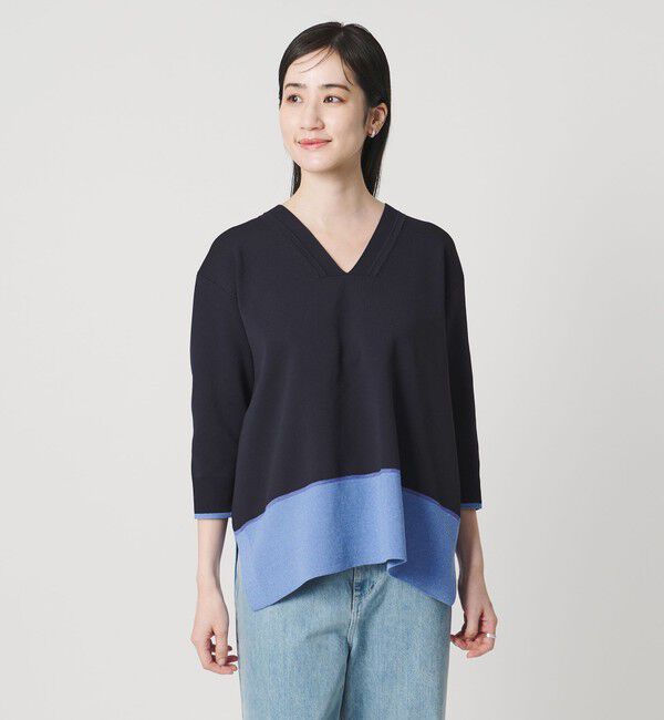 UNITED ARROWS「ミニマル 2WAY ニット ‐ウォッシャブル‐」|ニット・セーター|