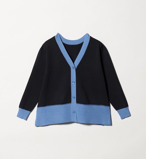 UNITED ARROWS「ミニマル 2WAY カーディガン ‐ウォッシャブル‐」|カーディガン|NAVY