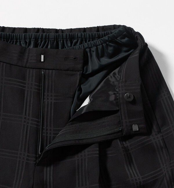 UNITED ARROWS「チェック 2タック ワイドパンツ ‐ウォッシャブル‐」|スラックス|