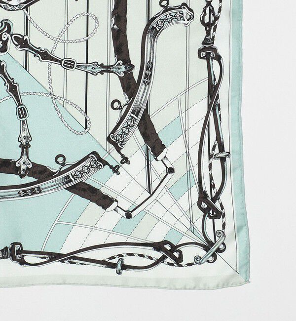 UNITED ARROWS「＜manipuri＞SILK 88&times;88 スカーフ 26SS」|バンダナ・スカーフ|