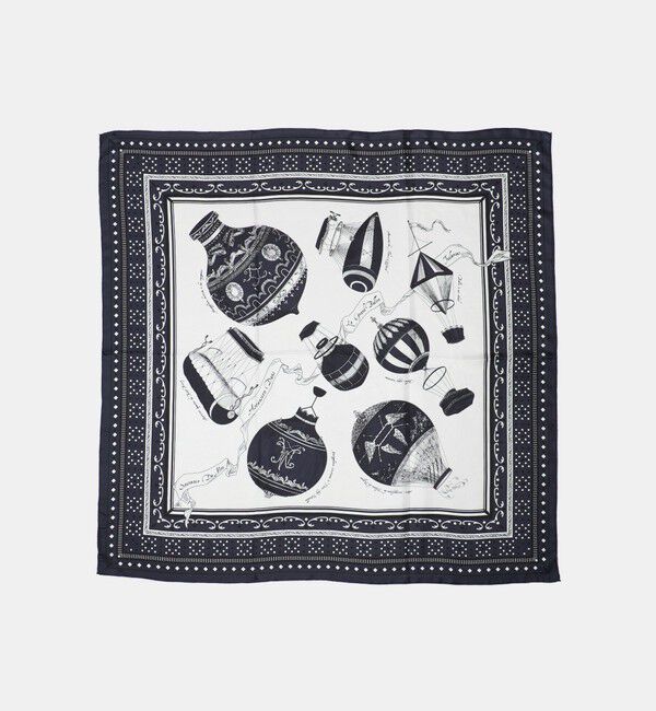 UNITED ARROWS「＜manipuri＞SILK 88&times;88 スカーフ 26SS」|バンダナ・スカーフ|