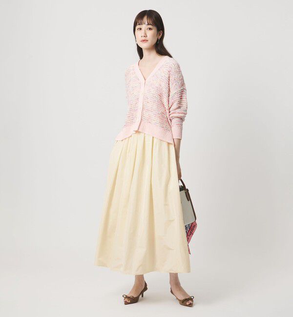 UNITED ARROWS「タフタ ボリューム ギャザースカート」|スカート|