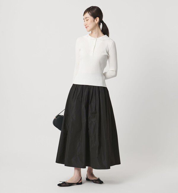 UNITED ARROWS「タフタ ボリューム ギャザースカート」|スカート|