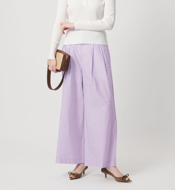 UNITED ARROWS「MANTECO POP ワイドパンツ」|チノ|