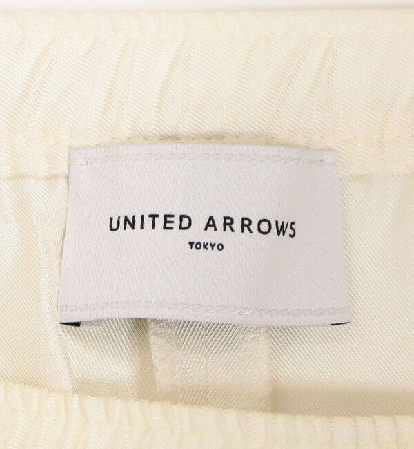 UNITED ARROWS「シルクライク イージーパンツ」|チノ|
