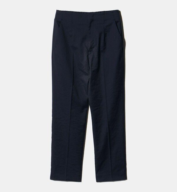 UNITED ARROWS「シャイニー スリム パンツ ストレッチ ウォッシャブル」|スラックス|NAVY