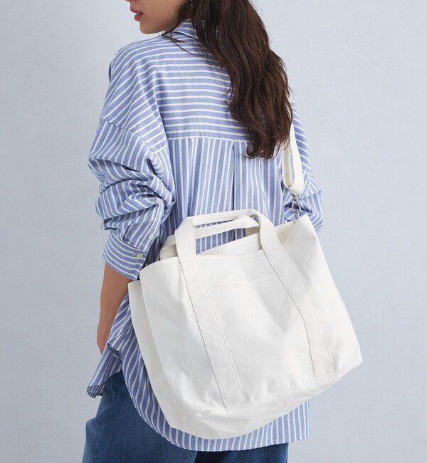 UNITED ARROWS green label relaxing「【WEB限定】2WAY キャンバス トートバッグ / ショルダーバッグ」|トートバッグ|